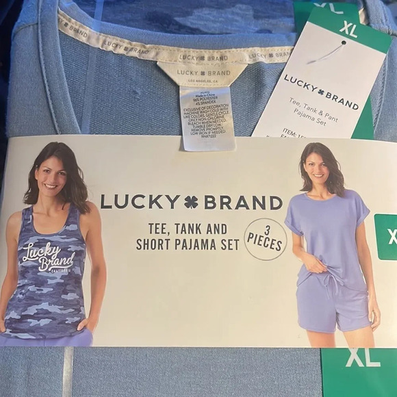 Lucky Brand Ladies' 3-piece Short Sleep Set - Picture 7 of 8